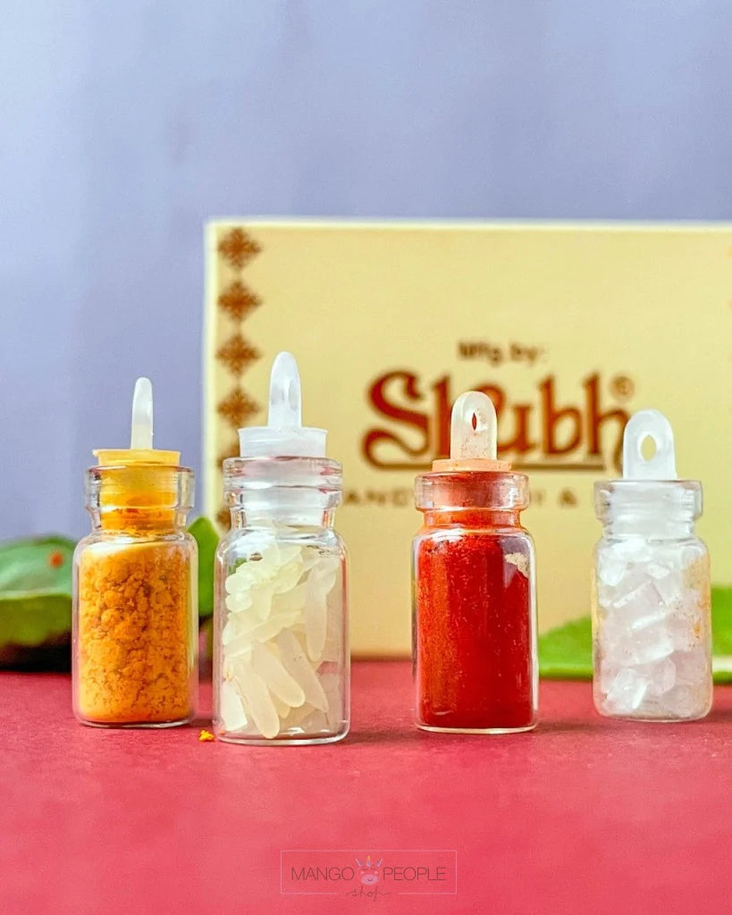 Personalized Name Rakhi With Roli Chawal Chandan Mishri Set