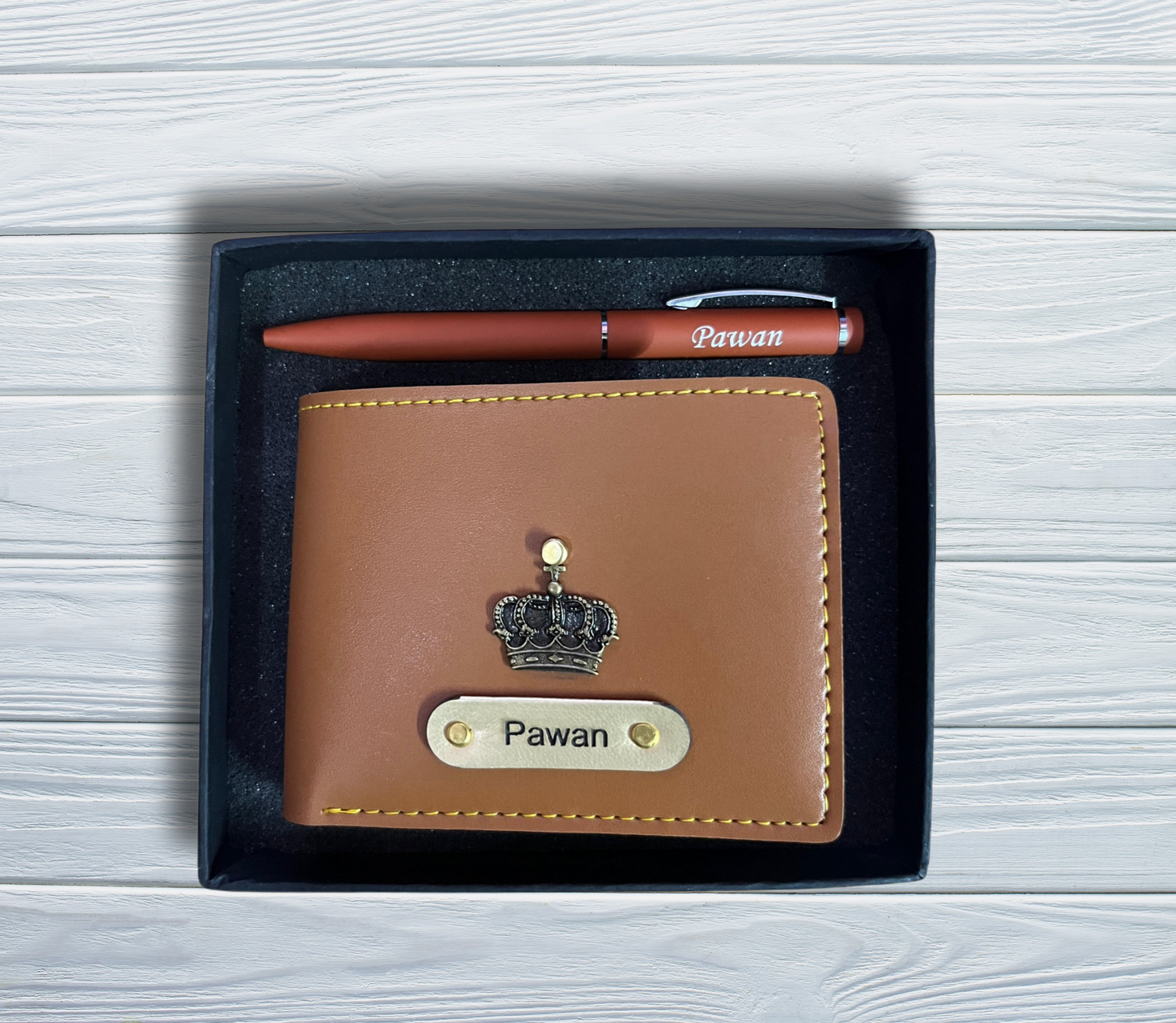 Leather Name Wallet