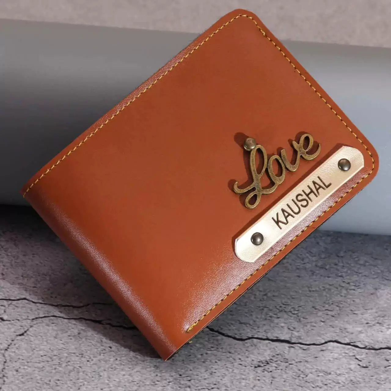 Leather Name Wallet