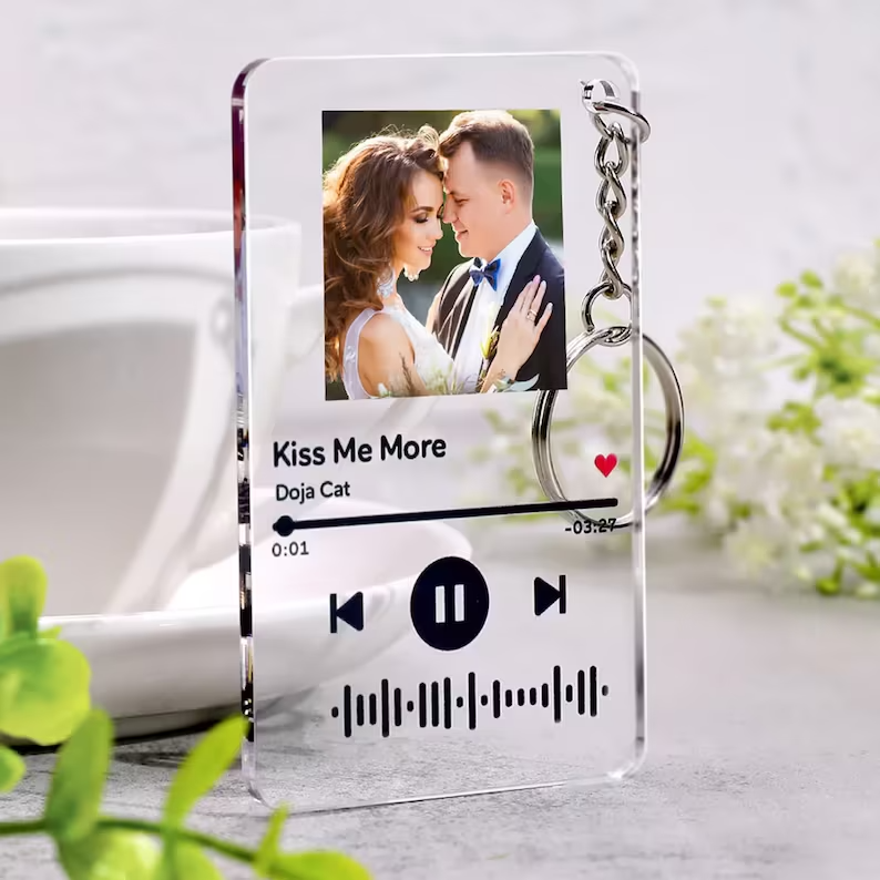 Spotify Music Keychain