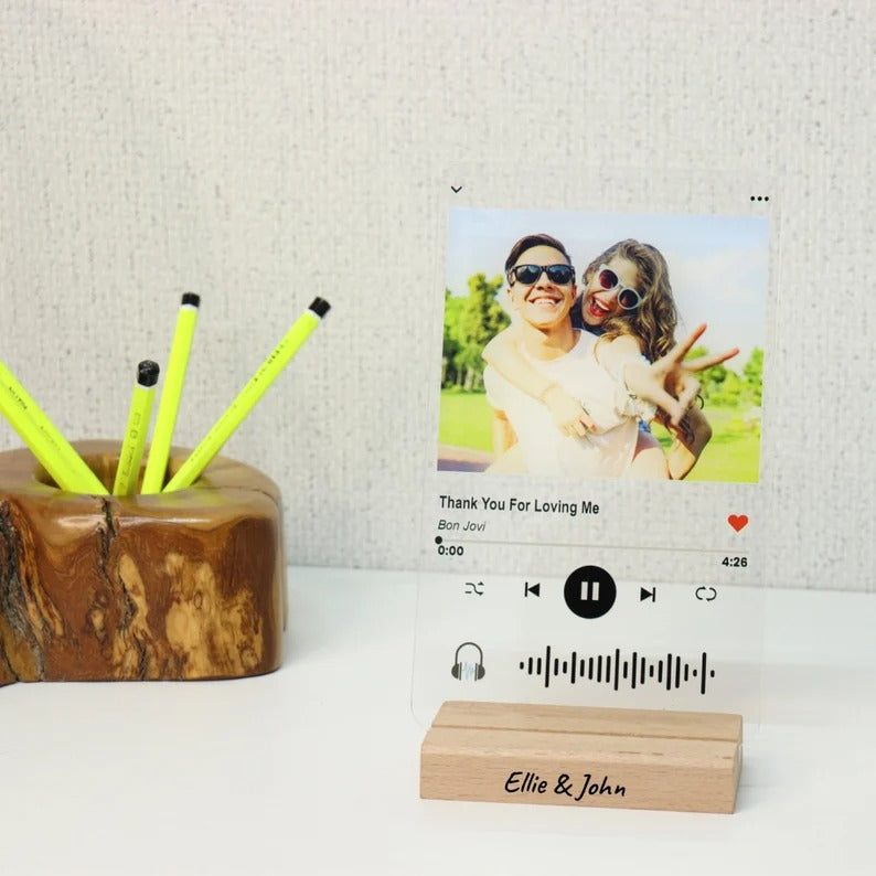 Spotify Music Plaque (Transparent)